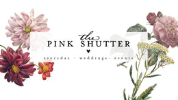 Pink Shutter Flowers